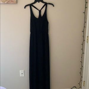 Black light weight long dress